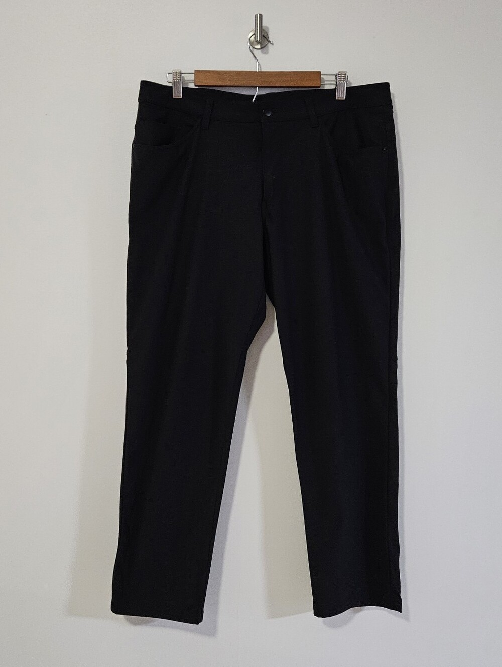 Lululemon ABC Classic Fit Pants Black Warpstreme - LM5A67S - Size 36